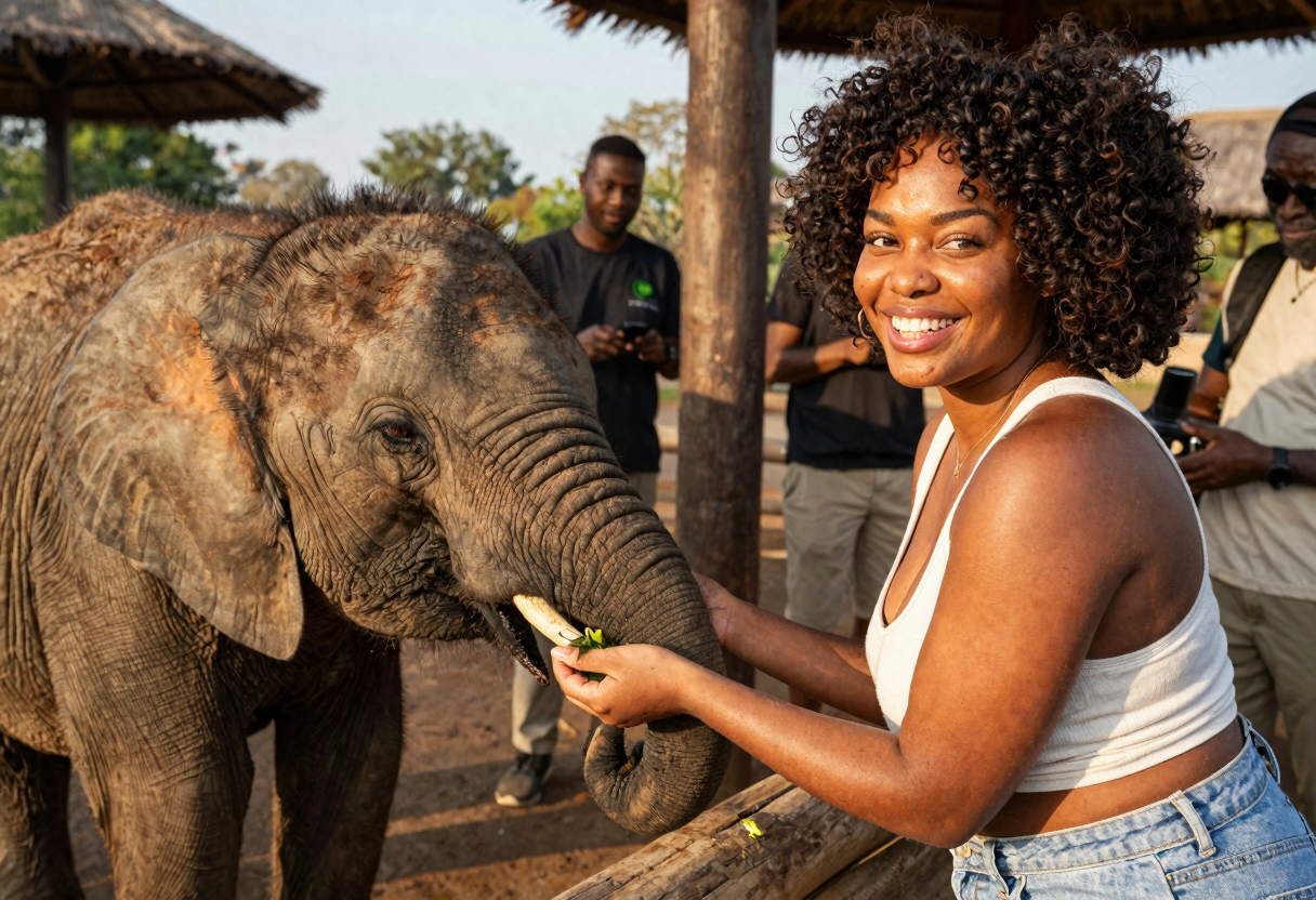 Nala exploring Tokyo